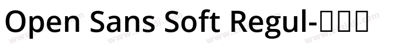 Open Sans Soft Regul字体转换